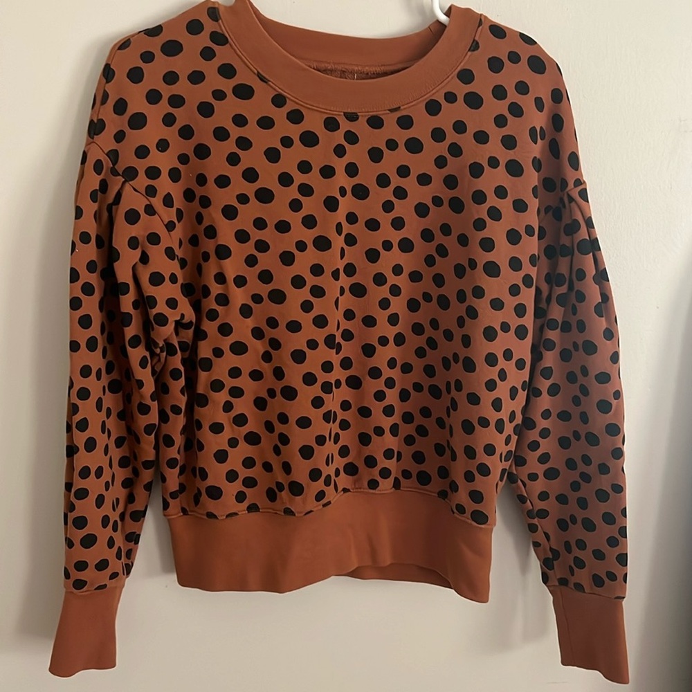 Madewell Polka Dot Sweatshirt